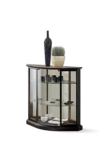 Xlmoebel Vitrine Neue braune Glasvitrine im klassischen Stil Schrank Vitrin günstig online kaufen