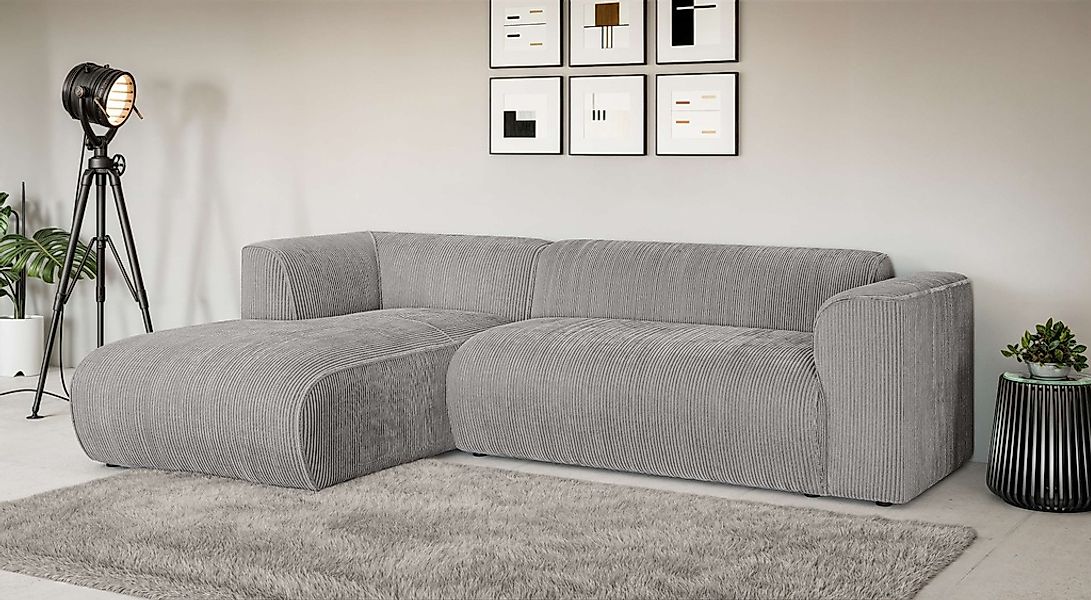 Home affaire Ecksofa "MERID L-Form (257 cm), zeitlos & stilvolles Design," günstig online kaufen