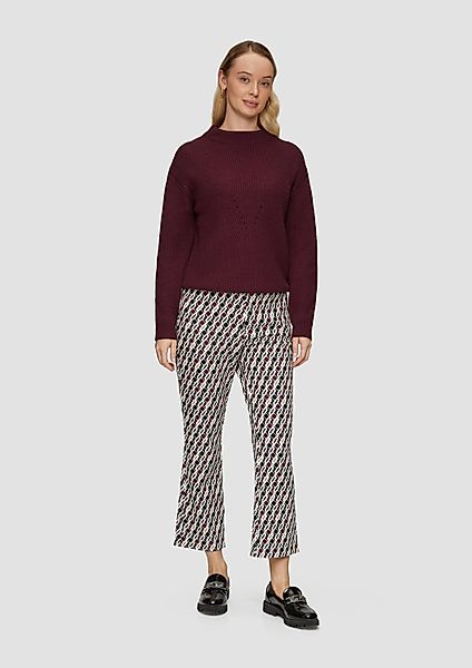 s.Oliver 7/8-Hose Hose Slim-Fit-Hose mit Flared günstig online kaufen