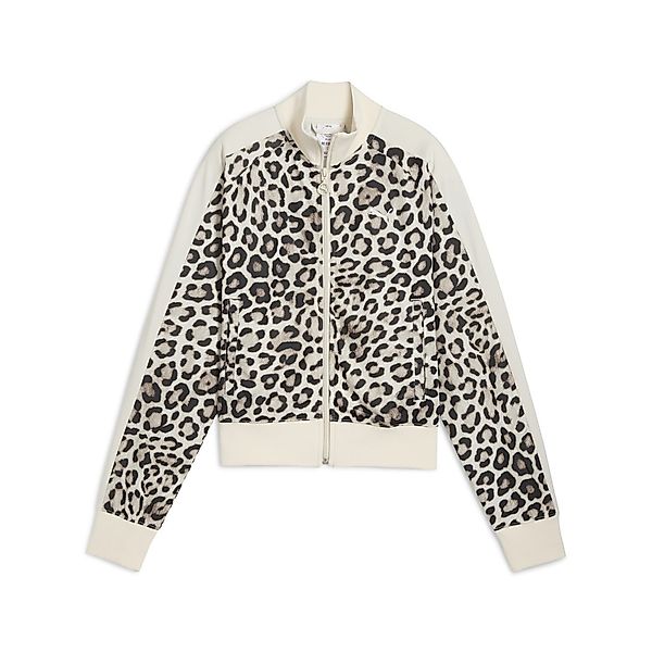 PUMA Trainingsjacke "T7 LEO LUXE Kurze Trainingsjacke mit Allover-Print Dam günstig online kaufen