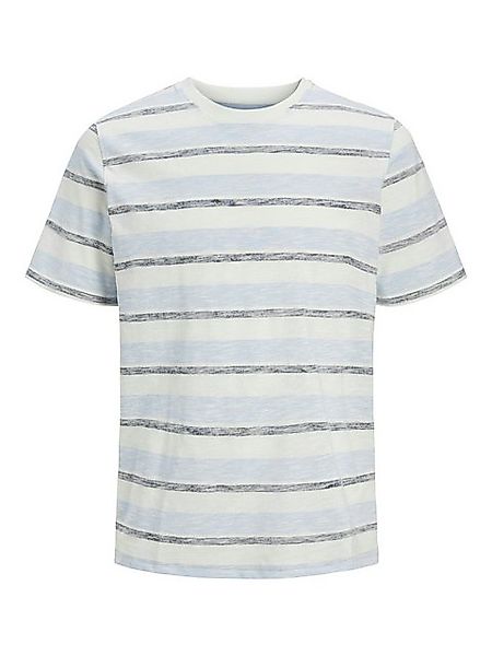 Jack & Jones Kurzarmshirt JJBIRK STRIPED TEE SS CREW NECK günstig online kaufen