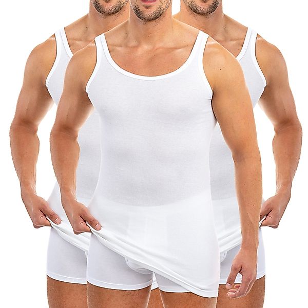 HERMKO Unterhemd 3007 3er Pack extralanges günstig online kaufen
