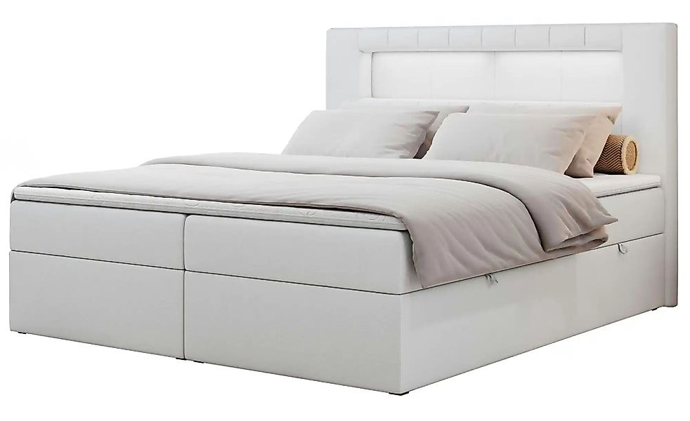 Boxbett mit Bettkasten Gold 5 ¦ weiß ¦ Maße (cm): B: 160 H: 103 Betten > Ko günstig online kaufen
