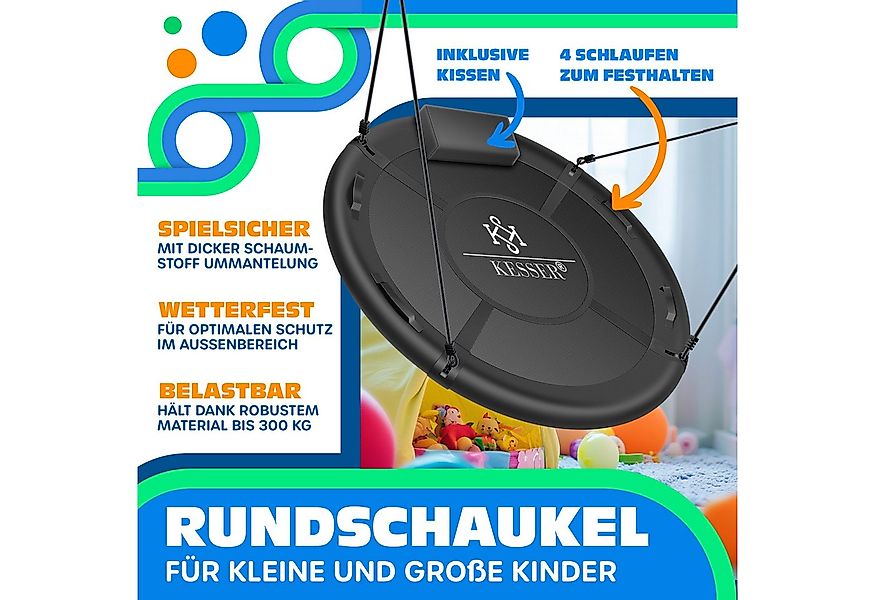 KESSER Nestschaukel, Nestschaukel Tellerschaukel Hängeschaukel Rundschaukel günstig online kaufen