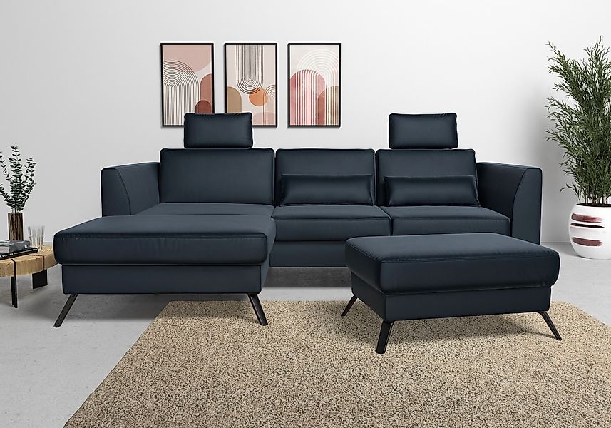 sit&more Ecksofa "Olsen L-Form", inklusive Sitztiefenverstellung, wahlweise günstig online kaufen