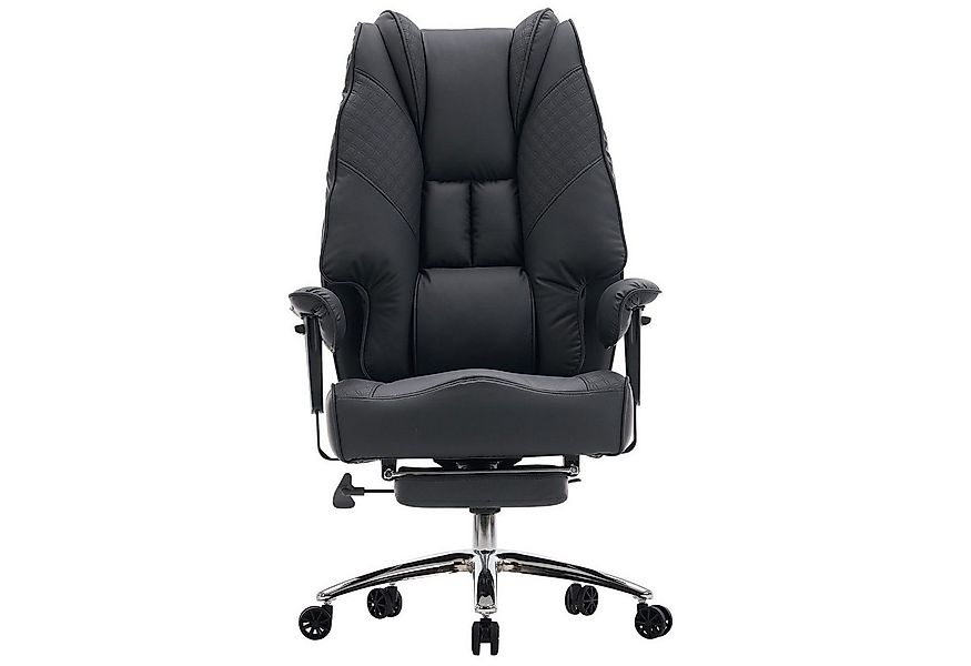 EFOMAO Chefsessel Extra Breit+Stabil, Hochlehner mit Fußstütze Leder, Verst günstig online kaufen