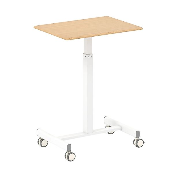 Costway Stehpult Höhenverstellbar Stehtisch mit Rollen Schreibtisch günstig online kaufen