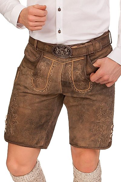 Maddox Trachtenlederhose Lederhose Herren kurz - günstig online kaufen