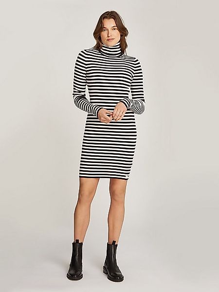 Calvin Klein Jeans Jerseykleid WOVEN LABEL TIGHT SWEATER DRESS mit Rollkrag günstig online kaufen