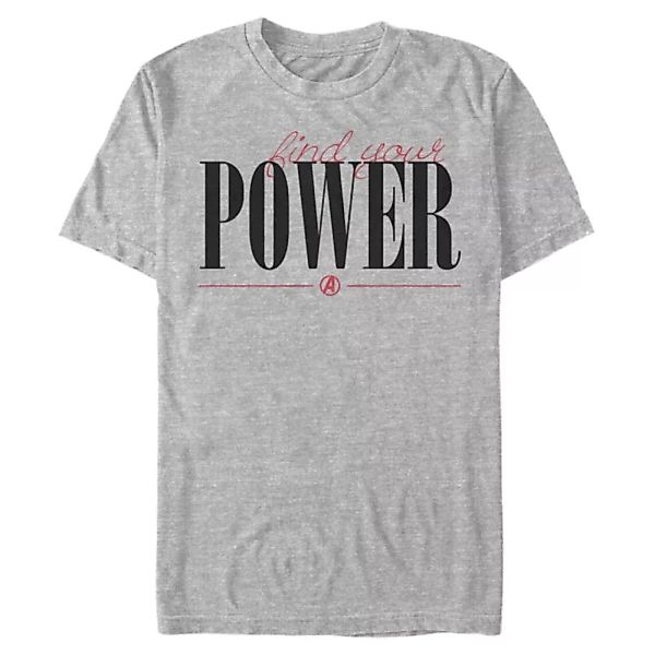 Marvel - Avengers - Text Power Script - Männer T-Shirt günstig online kaufen
