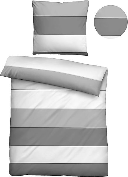 Biberna Bettwäsche Antonia, Mako-Satin, 2 teilig, günstig online kaufen
