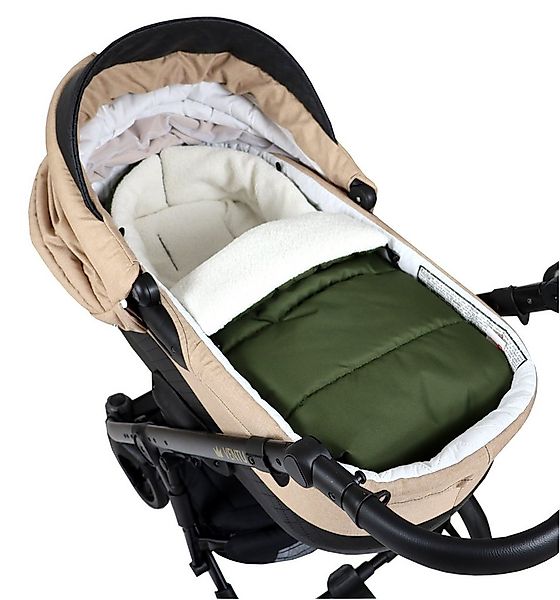 BabyLux Fußsack Bouclé Winter Fußsack 90cm Kinderwagen Buggy, Babyschale Sc günstig online kaufen