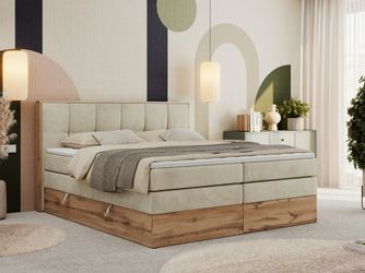MKS MÖBEL Boxspringbett ALBERO 1 KING günstig online kaufen