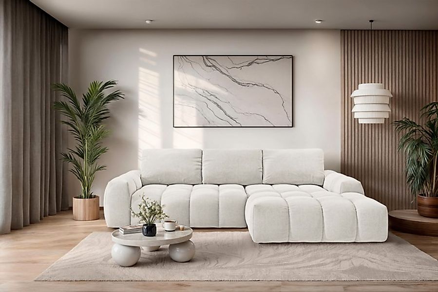 OTTO home Ecksofa »AZITA klein optionale Schlafsofa mit Bettkasten, B/T/H: günstig online kaufen