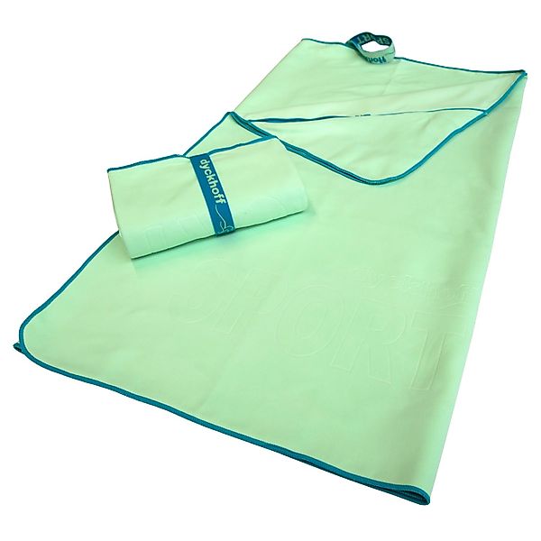 Dyckhoff Sporttuch Sports Mikrofaser Neo Mint 80 x 180 cm günstig online kaufen