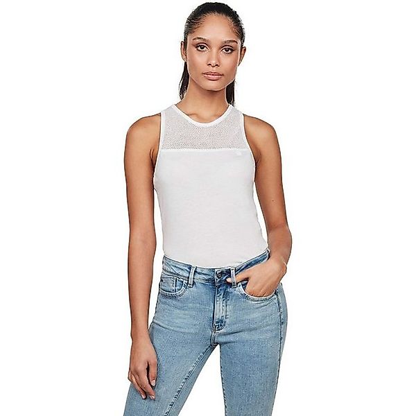 G-STAR T-Shirt Abgerundeter Saum Damen Mesh Tanktop Optic Slim R women SLS günstig online kaufen