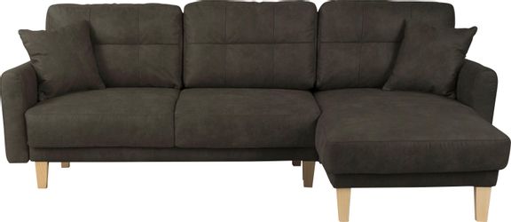 Home affaire Ecksofa "TRIPLO optionale Schlafsofa mit Bettkasten, Maße B/T/ günstig online kaufen