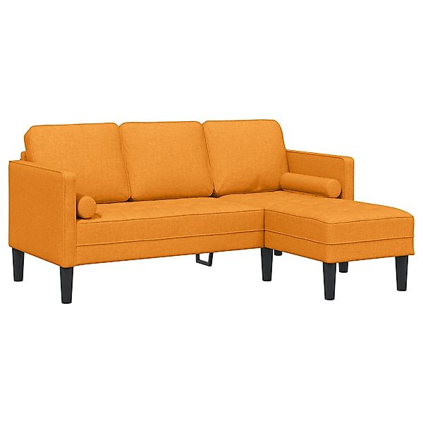 vidaXL Sofa Sofa 3-Sitzer L-Form Dunkelgelb günstig online kaufen