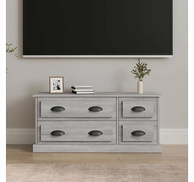 furnicato TV-Schrank Grau Sonoma 100x35,5x45 cm Holzwerkstoff günstig online kaufen