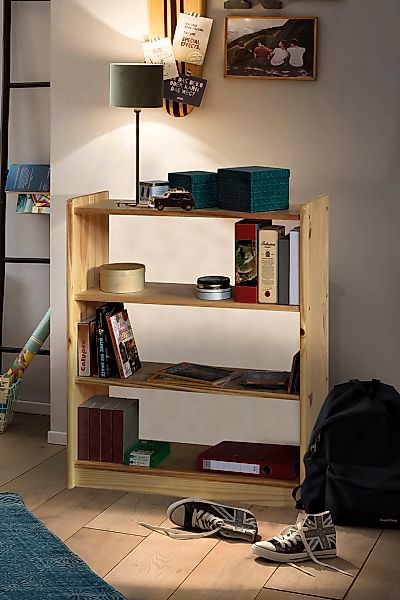 Home affaire Bücherregal, (1 St.), gefertigt aus massivem Kiefernholz günstig online kaufen
