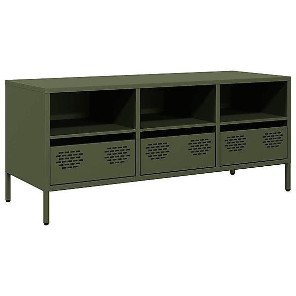 vidaXL TV-Schrank TV-Schrank Olivgrün 101,5x39x43,5 cm günstig online kaufen