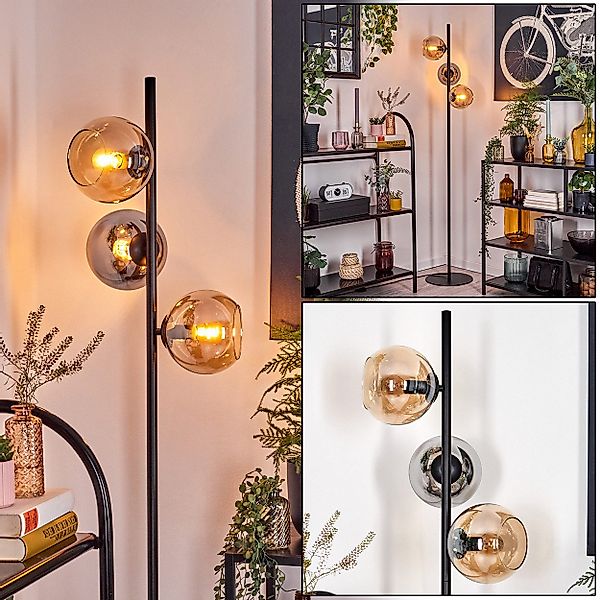 hofstein Stehlampe Stehlampe aus Metall/Glas in günstig online kaufen