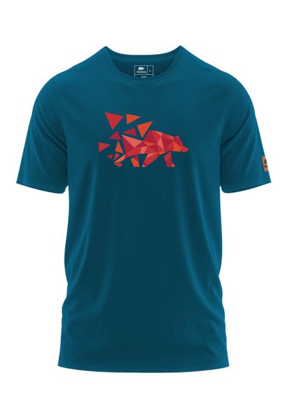 FORSBERG T-Shirt Mikkelson T-Shirt mit Polygonbär günstig online kaufen