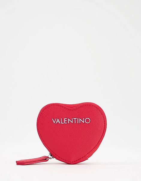Valentino Bags – Mistletoe – Kleine Geldbörse im Herzdesign in Rot günstig online kaufen
