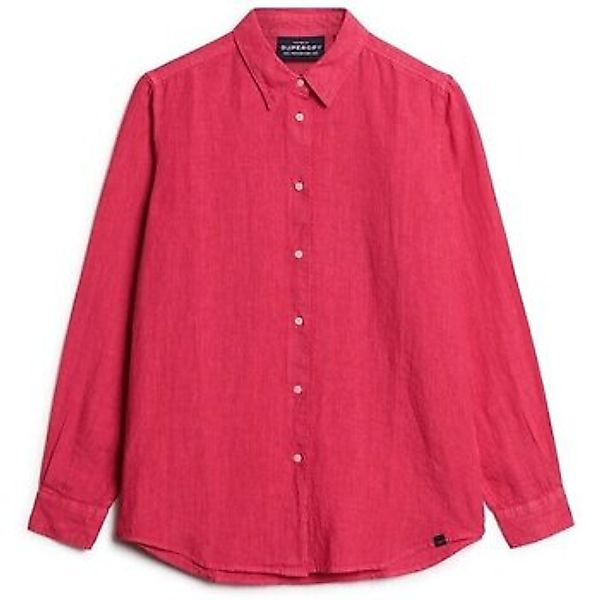 Superdry  Blusen Chemise manches longues en lin femme  Boyfriend günstig online kaufen
