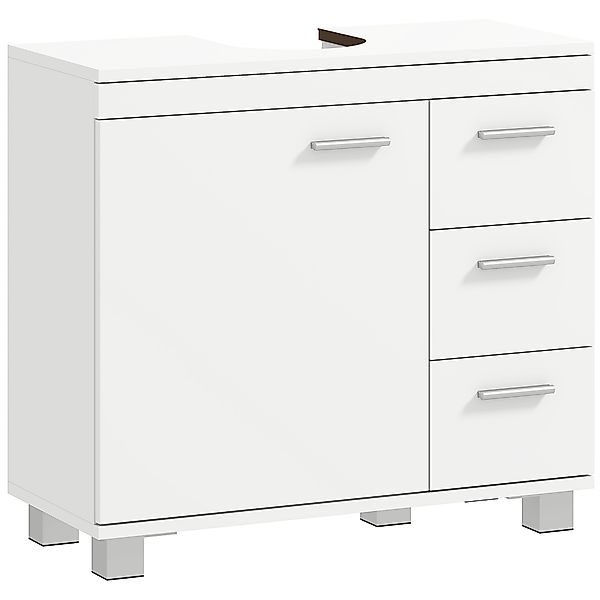 HOMCOM Waschbeckenunterschrank Unterschrank mit Schubladen Soft-Close Tür U günstig online kaufen