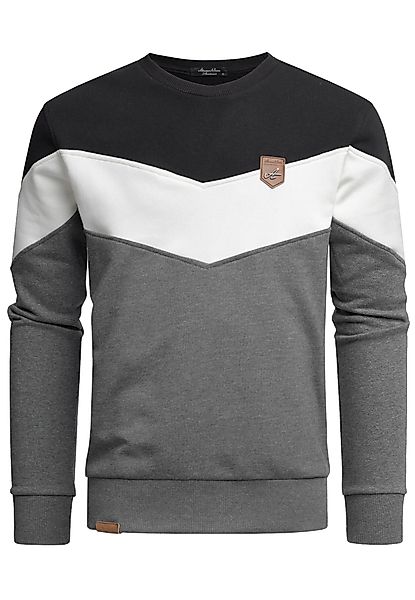 Amaci&Sons Sweatshirt PALMDALE Sweatshirt mit Rundhalsausschnitt günstig online kaufen