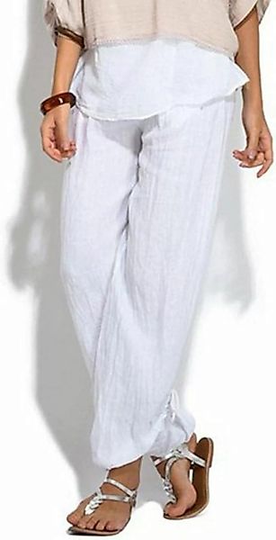 FIDDY Leinenhose Damen-Sommer-Harems-Retro-Leinenhose mit hoher Taille günstig online kaufen