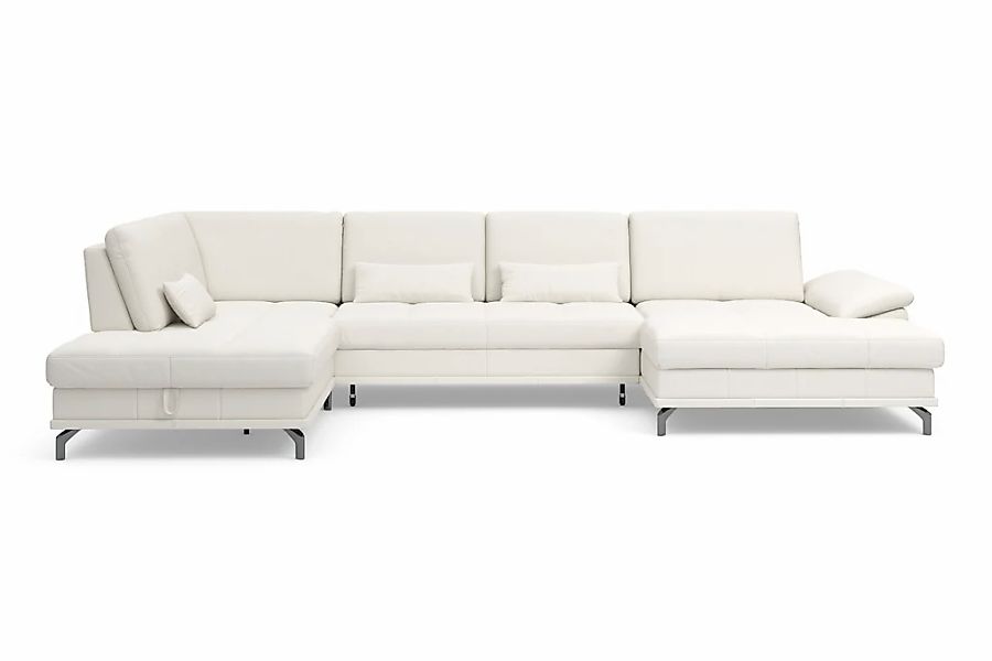 PLACES OF STYLE Wohnlandschaft "Costello U-Form, B: 363 cm mit Sitztiefen-, günstig online kaufen
