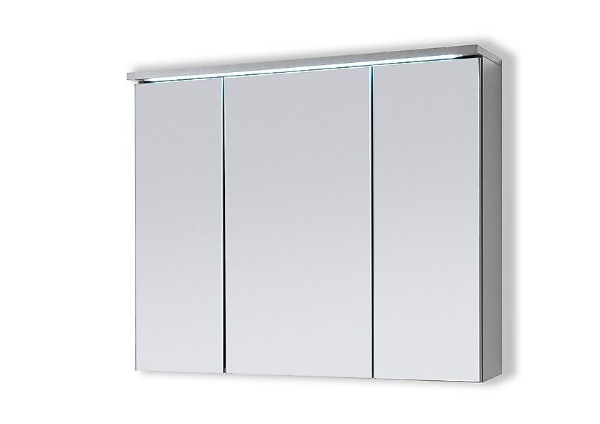 Aileenstore Spiegelschrank DUO Breite 80 cm, Schalter-/Steckdosenbox, LED-B günstig online kaufen