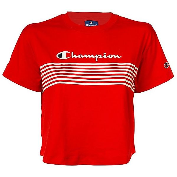 Champion T-Shirt Damen T-Shirt, bauchfrei - Crop-Top, Logo-Print günstig online kaufen