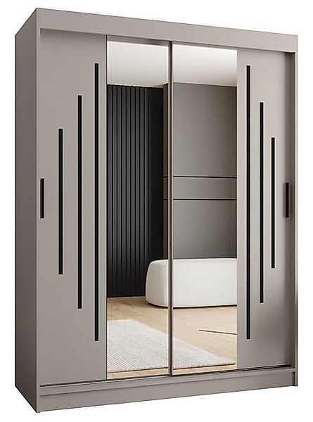 ABIKS MÖBEL Schwebetürenschrank RUBINO Y 150 Schlafzimmerschrank mit Schieb günstig online kaufen