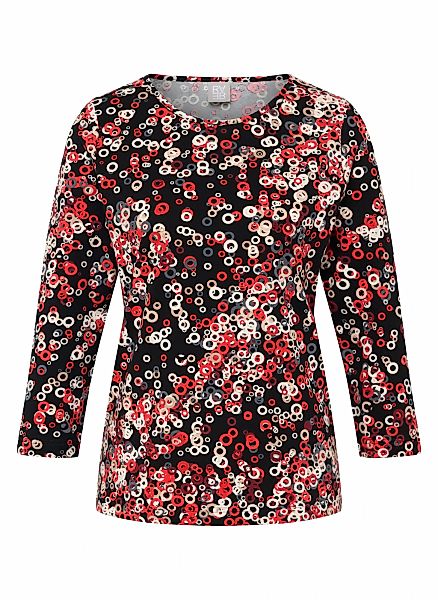 Rabe 3/4-Arm-Shirt mit Rundhals, gemustert günstig online kaufen