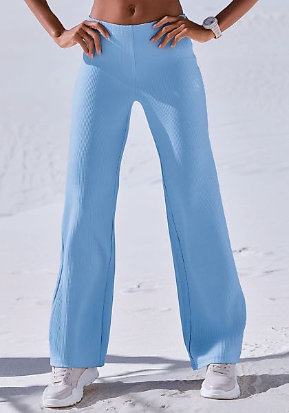 LASCANA ACTIVE Sporthose aus elastischer Rippstruktur günstig online kaufen