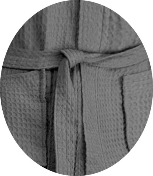 Badekönig Damenbademantel, Kapuze, Gürtel, Langform Waffelpique günstig online kaufen
