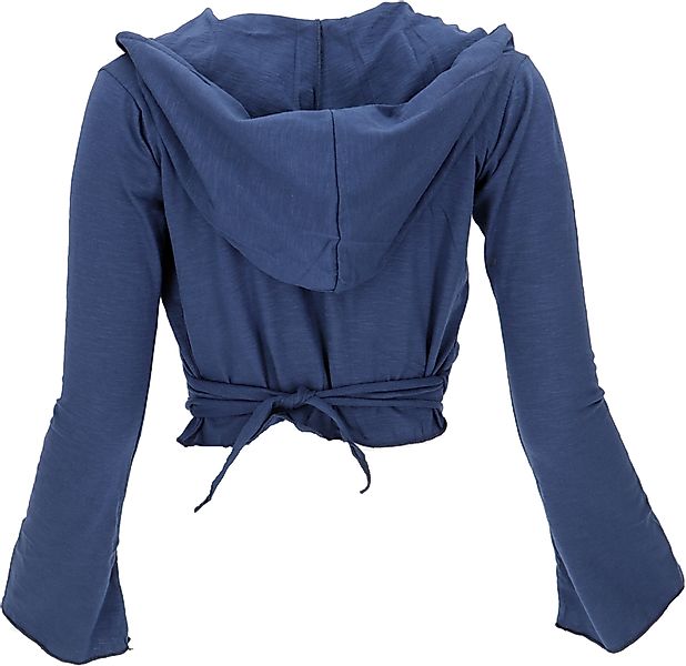 Guru-Shop Longsleeve Wickeltop, Yogatop, Langarmshirt mit.. günstig online kaufen
