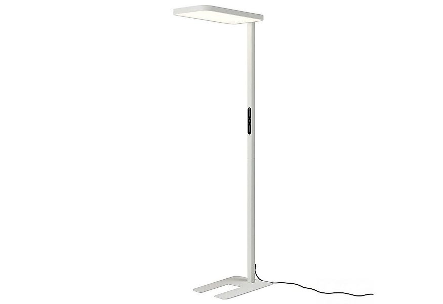 FeinTech LED Stehlampe LT920 Büro Stehleuchte 100W mit Uplight & Downlight, günstig online kaufen