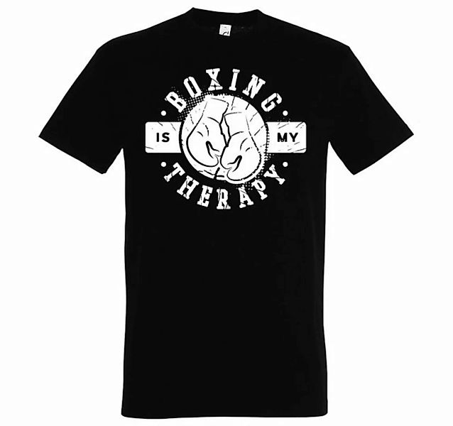 Youth Designz T-Shirt Boxen Is My Therapie Herren Shirt mit trendigem Front günstig online kaufen
