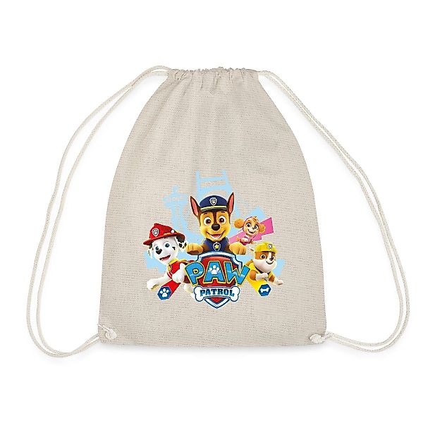 Spreadshirt Turnbeutel Paw Patrol Logo Turnbeutel günstig online kaufen
