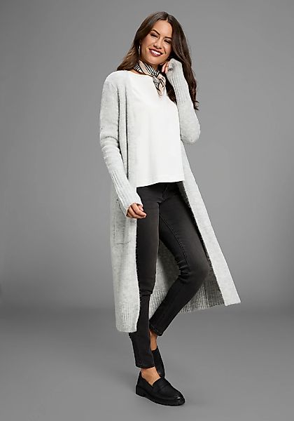 Laura Scott Strickjacke mit lässigem Schnitt und Taschen günstig online kaufen