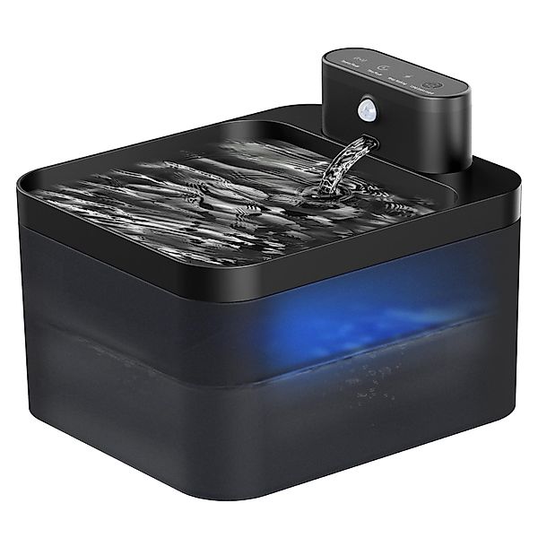 BlingBin Trinkbrunnen Katzenbrunnen Kabellos, 2.2L Wasserspender günstig online kaufen