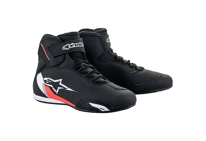 Alpinestars Alpinestars Sektor Motorradschuhe schwarz / weiß / fluo-rot 41 günstig online kaufen