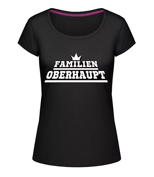 Familien Oberhaupt · Frauen T-Shirt U-Ausschnitt günstig online kaufen