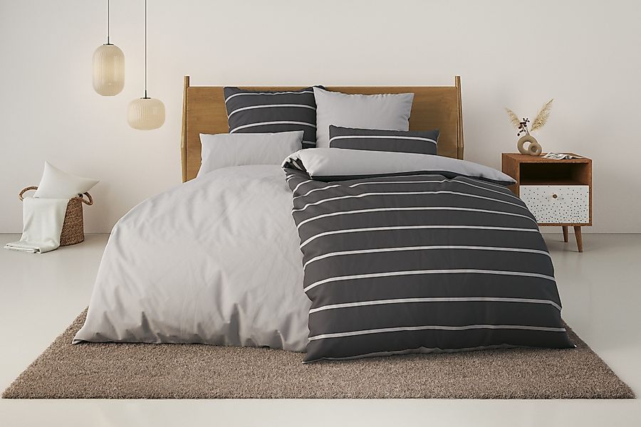 my home Wendebettwäsche Katja, Linon, 2 günstig online kaufen