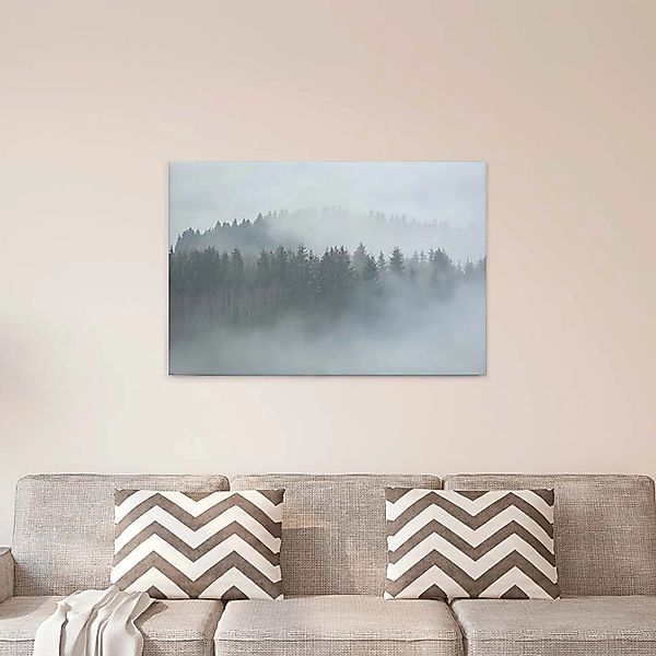 A.S. Création Leinwandbild "Misty Forest" Kunst  Wald 1 Stk. tlg. Nebel Bil günstig online kaufen
