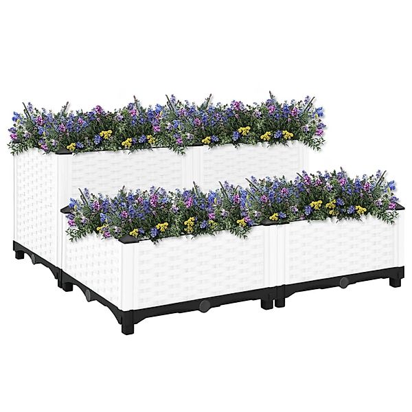 vidaXL Hochbeet 80x80x38 cm Polypropylen 1634600 günstig online kaufen